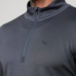 Vanquish Essential Denim Blue Performance 1/4 Zip Top 12 Vanquish Essential Denim Blue Performance 1/4 Zip Top -Vanquish Fitness Shop VQFit E commerceFeb2499432