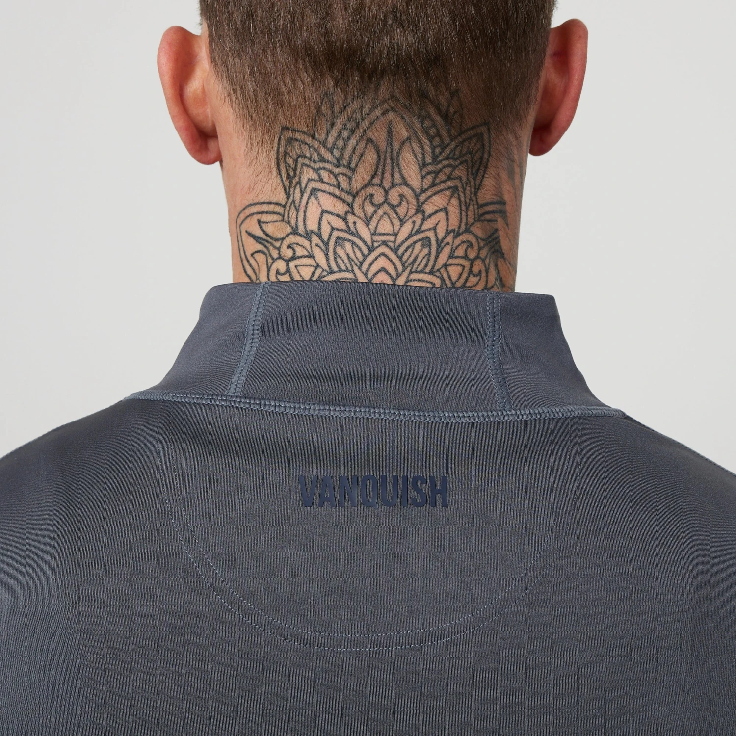 Vanquish Essential Denim Blue Performance 1/4 Zip Top 5 Vanquish Essential Denim Blue Performance 1/4 Zip Top - Image 5