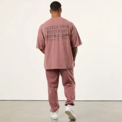 Vanquish Bodybuilding Dark Mauve Oversized Sweatpants 7 Vanquish Bodybuilding Dark Mauve Oversized Sweatpants -Vanquish Fitness Shop VQFit MensSSE commerce6388