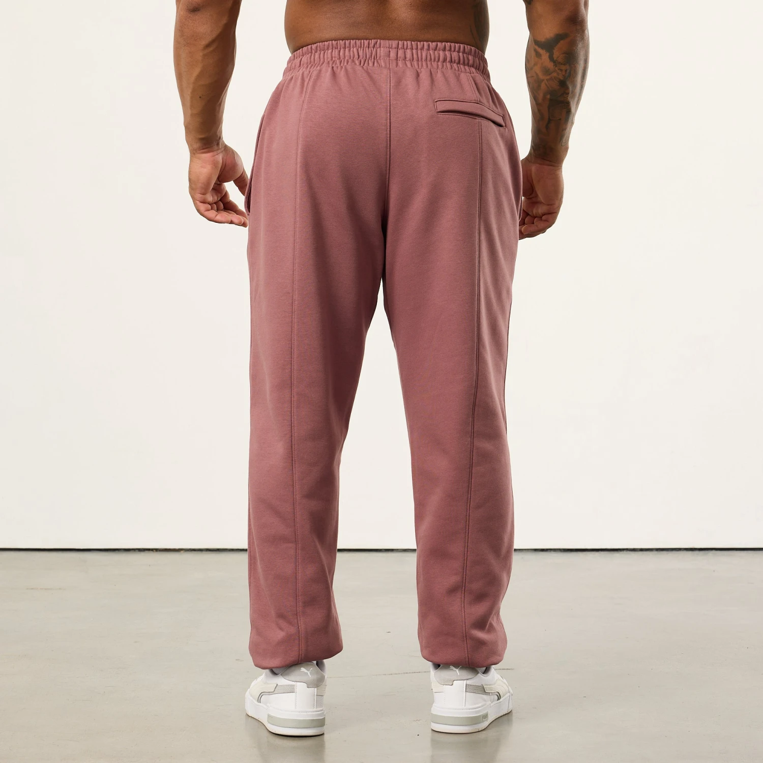 Vanquish Bodybuilding Dark Mauve Oversized Sweatpants 4 Vanquish Bodybuilding Dark Mauve Oversized Sweatpants - Image 4