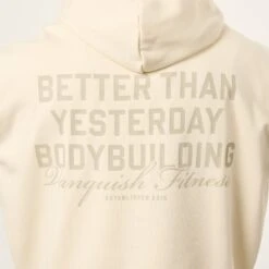 Vanquish Bodybuilding Vintage White Boxy Oversized Pullover Hoodie -Vanquish Fitness Shop VQFit MensSSE commerce6811