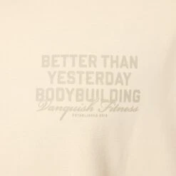 Vanquish Bodybuilding Vintage White Boxy Oversized Pullover Hoodie -Vanquish Fitness Shop VQFit MensSSE commerce6813