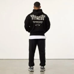 Vanquish TSP Unconquerable Strength Black Oversized Pullover Hoodie -Vanquish Fitness Shop VQFit MensSSE commerce6862