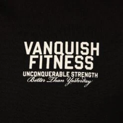 Vanquish TSP Unconquerable Strength Black Oversized Pullover Hoodie -Vanquish Fitness Shop VQFit MensSSE commerce6886