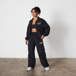 Vanquish Black Racing Track Jacket -Vanquish Fitness Shop VQ BlackFriday23 6220