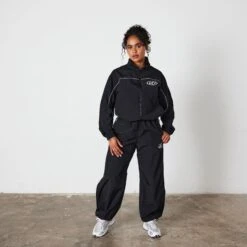 Vanquish Black Racing Track Jacket -Vanquish Fitness Shop VQ BlackFriday23 6241