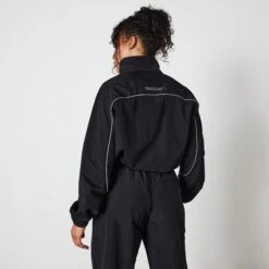 Vanquish Black Racing Track Jacket -Vanquish Fitness Shop VQ BlackFriday23 6277