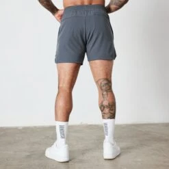 Vanquish Essential Denim Blue Performance 4" Shorts 8 Vanquish Essential Denim Blue Performance 4" Shorts -Vanquish Fitness Shop VQ BlackFriday23 7355