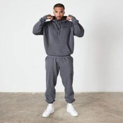 Vanquish Essential Denim Blue Oversized Pullover Hoodie 9 Vanquish Essential Denim Blue Oversized Pullover Hoodie -Vanquish Fitness Shop VQ BlackFriday23 8616