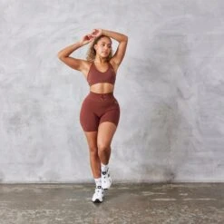 Vanquish Neutral V2 Seamless Brown Bra 9 Vanquish Neutral V2 Seamless Brown Bra -Vanquish Fitness Shop VQ WOMENS ECOM 1880