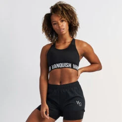 Vanquish Ascend Women's Black Bold Sports Bra
