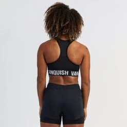 Vanquish Ascend Women's Black Bold Sports Bra -Vanquish Fitness Shop Vanquish Fitness Ascend Bold Bra 3