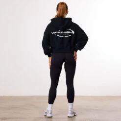Vanquish Enhance Black Cropped Zip Through Hoodie 10 Vanquish Enhance Black Cropped Zip Through Hoodie -Vanquish Fitness Shop WB Summer Sale websize12