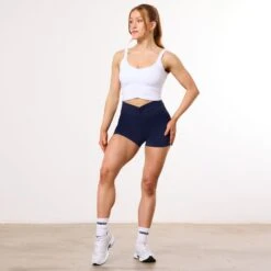 Vanquish Enhance Wimbledon White Ruched Vest -Vanquish Fitness Shop WB Summer Sale websize133 bd56369f 1f3b 43c7 ad2c 36f3f29fdd8a