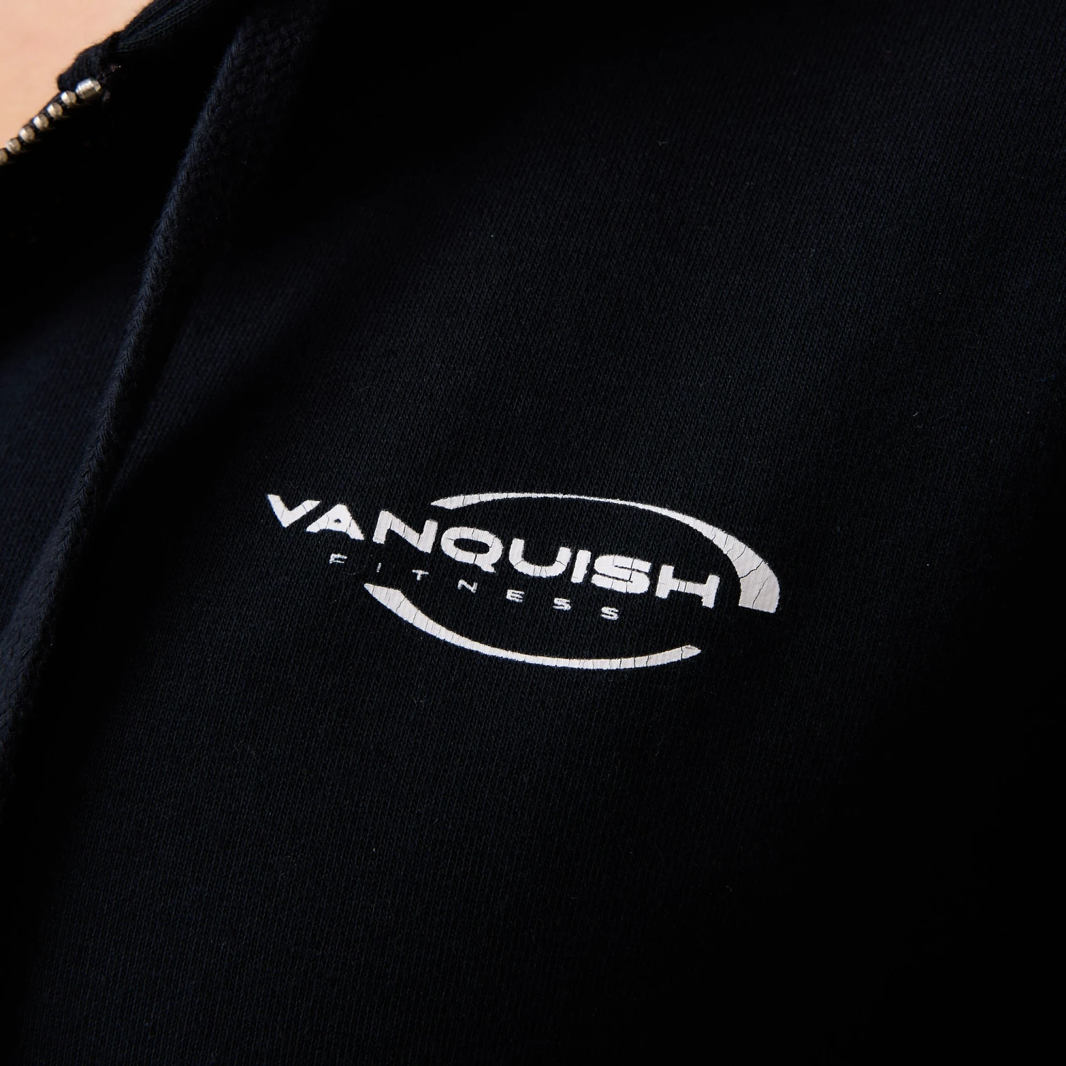 Vanquish Enhance Black Cropped Zip Through Hoodie 6 Vanquish Enhance Black Cropped Zip Through Hoodie - Image 6