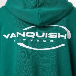 Vanquish Enhance Forest Green Cropped Zip Through Hoodie -Vanquish Fitness Shop WB Summer Sale websize46
