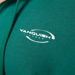 Vanquish Enhance Forest Green Cropped Zip Through Hoodie -Vanquish Fitness Shop WB Summer Sale websize47