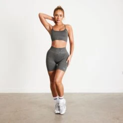 Vanquish Elevate Seamless Dark Olive Shorts -Vanquish Fitness Shop Xr67pEd