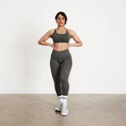 Vanquish Elevate Seamless Petite Dark Olive Leggings -Vanquish Fitness Shop qLtETR0r