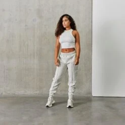 Vanquish Balance Oat Marl Pintuck Sweatpants -Vanquish Fitness Shop vanquish balance oat marl pintuck sweatpants 916151