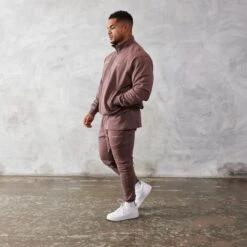 Vanquish Brown Unconquerable Quarter Zip Sweater -Vanquish Fitness Shop vanquish brown unconquerable quarter zip sweater 869709