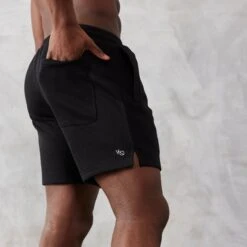 Vanquish Essential Black Regular Fit Shorts -Vanquish Fitness Shop vanquish essential black regular fit shorts 166660