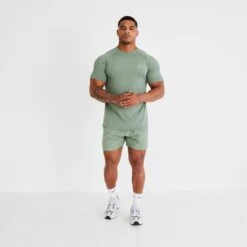 Vanquish Essential Green Performance 4" Shorts -Vanquish Fitness Shop vanquish essential green performance 4 shorts 177620