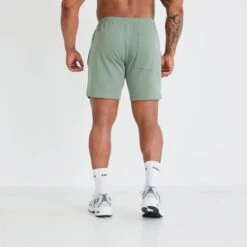 Vanquish Essential Green Regular Fit Shorts -Vanquish Fitness Shop vanquish essential green regular fit shorts 498756