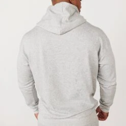 Vanquish Essential Grey Oversized Pullover Hoodie -Vanquish Fitness Shop vanquish essential grey oversized pullover hoodie 284147