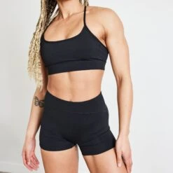 Vanquish Evolve Black Low Support Bra -Vanquish Fitness Shop vanquish evolve black low support bra 716258