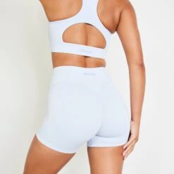 Vanquish Evolve Mineral Blue High Waisted Shorts -Vanquish Fitness Shop vanquish evolve mineral blue high waisted shorts 511783