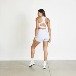 Vanquish Evolve Mineral Blue Keyhole Crop Tank Top -Vanquish Fitness Shop vanquish evolve mineral blue keyhole crop tank top 888704