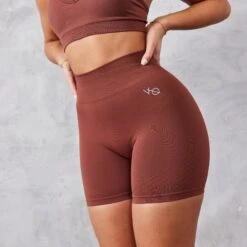Vanquish Neutral V2 Seamless Brown Shorts 8 Vanquish Neutral V2 Seamless Brown Shorts -Vanquish Fitness Shop vanquish neutral v2 seamless brown shorts 848385