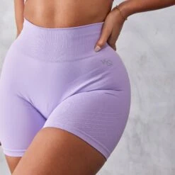 Vanquish Neutral V2 Seamless Lilac Shorts -Vanquish Fitness Shop vanquish neutral v2 seamless lilac shorts 690642