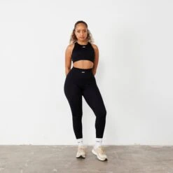 Vanquish Ribbed Seamless Black Legging -Vanquish Fitness Shop vanquish ribbed seamless black legging 656614