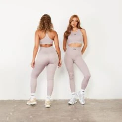 Vanquish Ribbed Seamless Blush Racer Back Bra -Vanquish Fitness Shop vanquish ribbed seamless blush racer back bra 851295