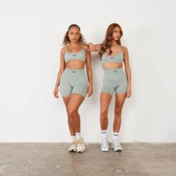 Vanquish Ribbed Seamless Slate Grey Cross Back Low Support Bra -Vanquish Fitness Shop vanquish ribbed seamless slate grey cross back low support bra 393197