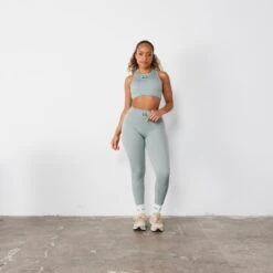 Vanquish Ribbed Seamless Slate Grey Legging -Vanquish Fitness Shop vanquish ribbed seamless slate grey legging 798680