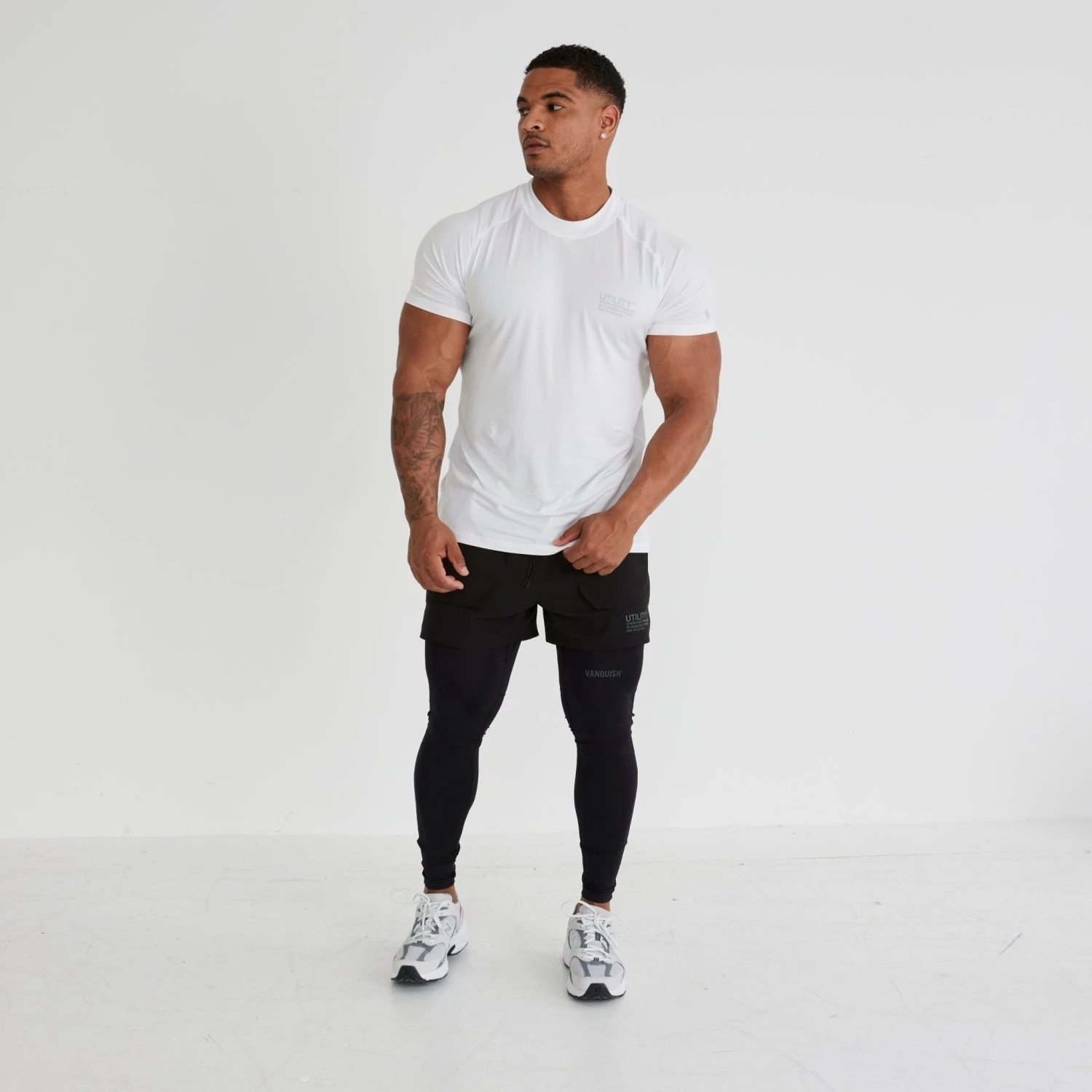 Vanquish Utility Black Base Layer Leggings 2 Vanquish Utility Black Base Layer Leggings - Image 2