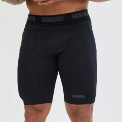 Vanquish Utility Black Base Layer Shorts -Vanquish Fitness Shop vanquish utility black base layer shorts 792030
