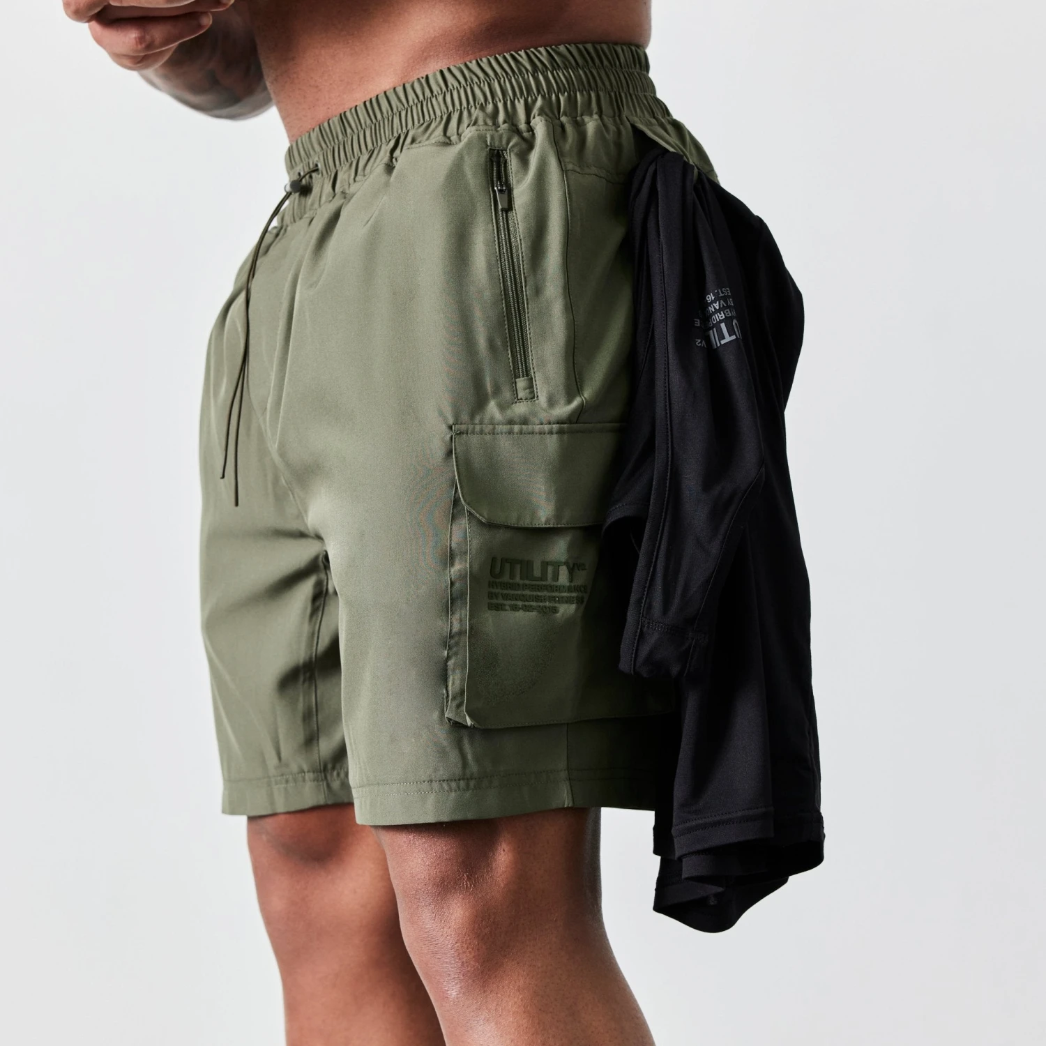 Vanquish Utility V2 Khaki Cargo Shorts 4 Vanquish Utility V2 Khaki Cargo Shorts - Image 4