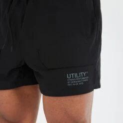 Vanquish Utility V3 Black 4" Shorts -Vanquish Fitness Shop vanquish utility v3 black 4 shorts 901284