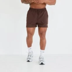 Vanquish Utility V3 Brown 4" Shorts