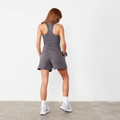 Vanquish Vintage Black VQFIT Racer Back Tank Top -Vanquish Fitness Shop vanquish vintage black vqfit racer back tank top 503706